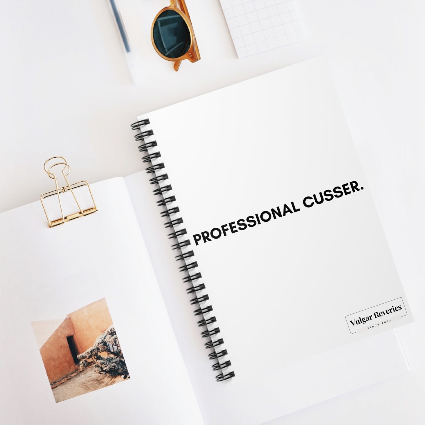 Professional Cusser- Spiral Notebook - Ruled Line